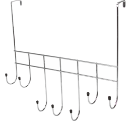 CABIDE P/PORTA 7 GANCHOS CROMADO 1810